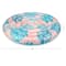 Funsicle 65" Round Pink & Blue Palm Island Float Round Inflatable Pool & Water Lounge